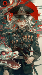 モンスター・怪物と軍服の美少年のフリー素材・フリーアイコン・イラストまとめ